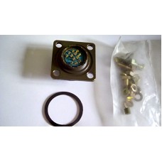 MILITARY CONNECTOR HARNESS 12 PIN FEMALE FIXED BULKHEAD TYPE SOCKET